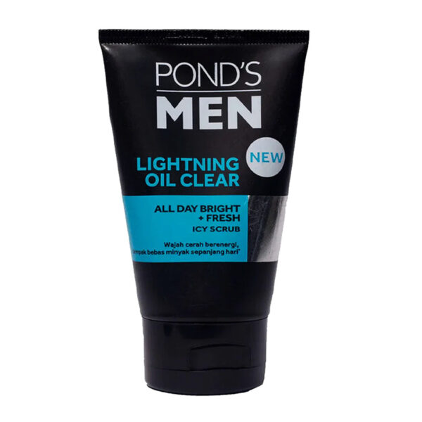 Pond's Men Lightning Oil Clear Icy Scrub - 100ML