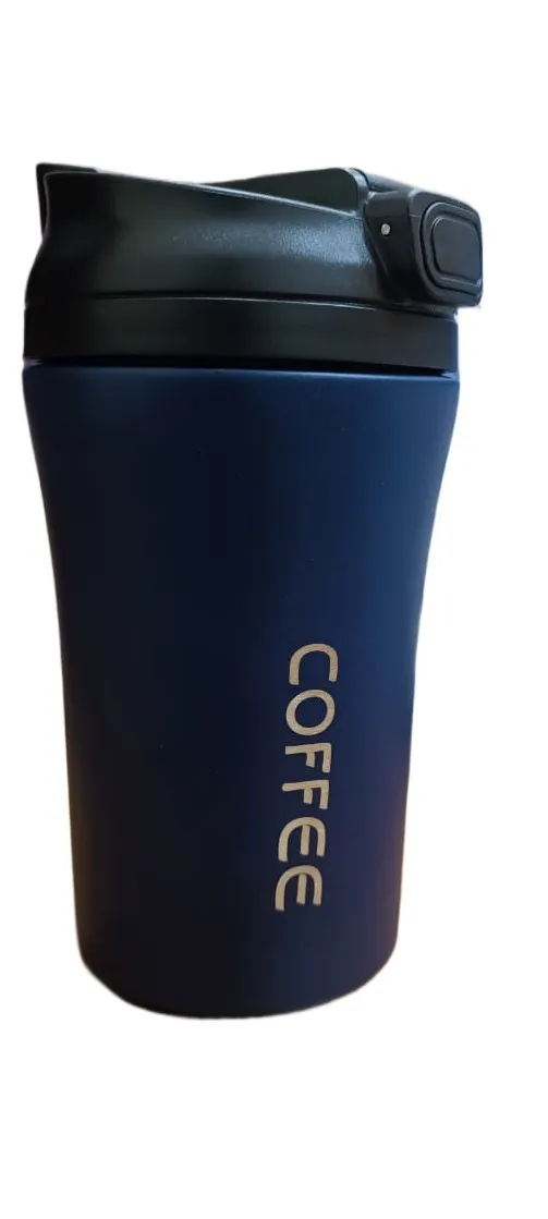 Stainless Steel Coffee Tumbler with Straw