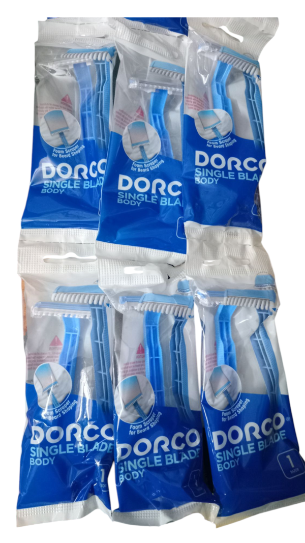 Dorco Single Blade Body Razor Pack of 6