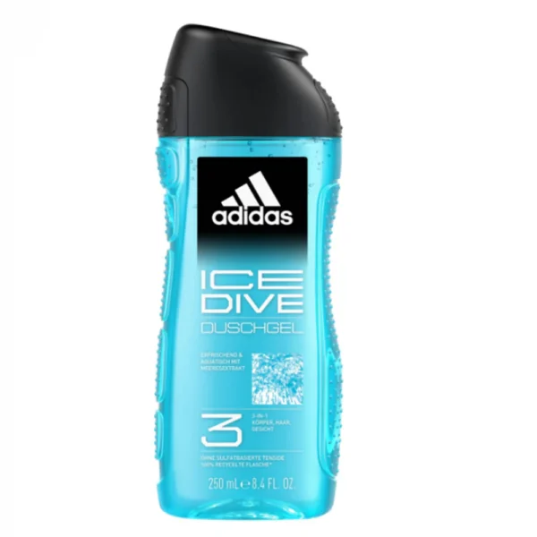 Adidas  Ice Dive 3 in 1 Shower Gel 250ml
