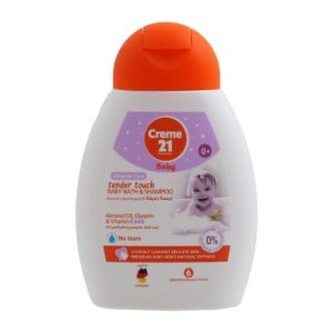 CREME 21 BABY TENDER TOUCH
BABY BATH & SHAMPOO 250ml