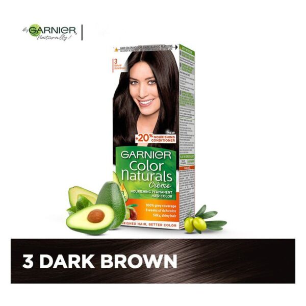 Garnier Hair Color  Dark Brown 3