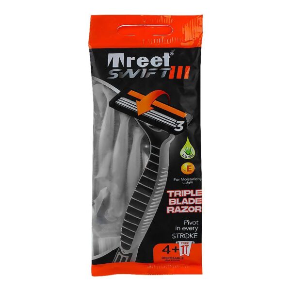 Treet Swift III Triple Blade Disposable Razor 5pc