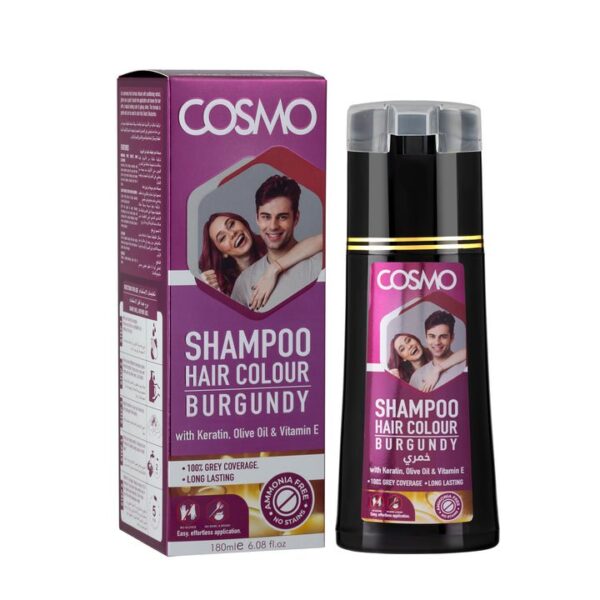 Cosmo Hair Color Shampoo Burgundy 180ml