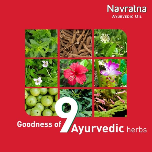 Navratna Ayurvedic Cool Oil - Image 4