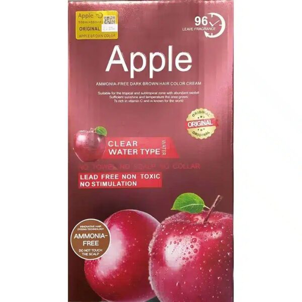 Original Apple Hair Color Cream Dark Brown 96 500ml+500ml