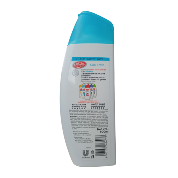 Lifebouy Antibacterial Cool Fresh Bodywash 300ml - Image 2