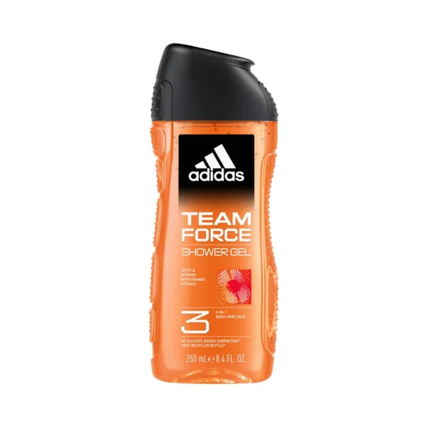 Adidas Team Force 3 in 1 Shower Gel 250ml