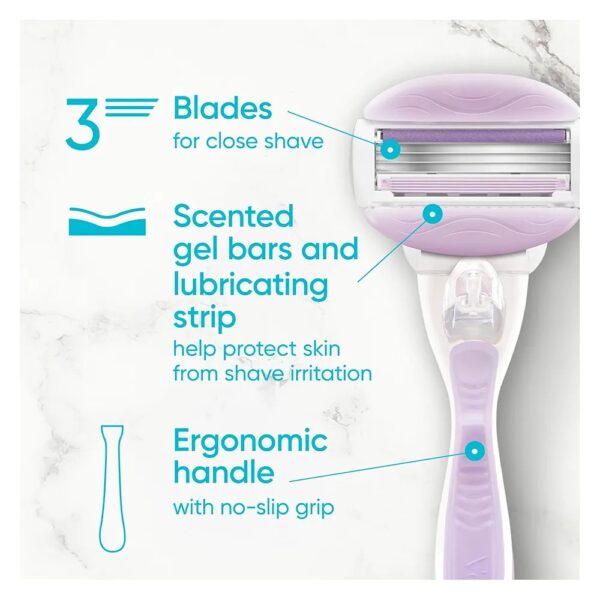 Gillette Venus Comfortglide Razor x 1 - Image 4