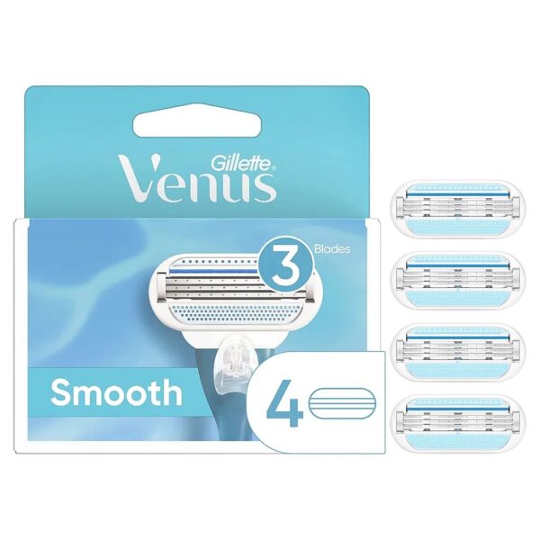 Gillette Venus Smooth Refill Blades Pack of 4