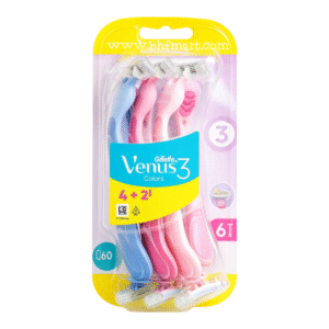 Gillette Venus 3 Colors 4+2 Women Razor