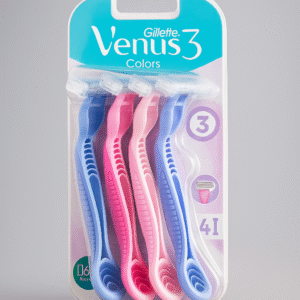 Gillette Venus 3 Colors Disposable Razors – Pack of 4