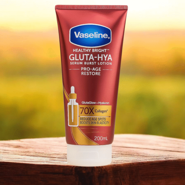 Vaseline Healthy Bright Gluta-Hya Serum Burst Lotion Pro-Age Restore 200ml - Image 2