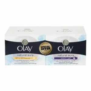 Olay Special Offer Pack of Day SPF 15 & All in One Night Radiance Cream