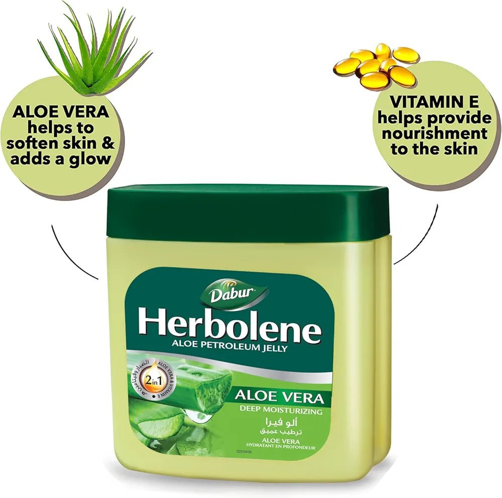 Dabur Herbolene Aloe Vera Petroleum Jelly 115ml - Image 3