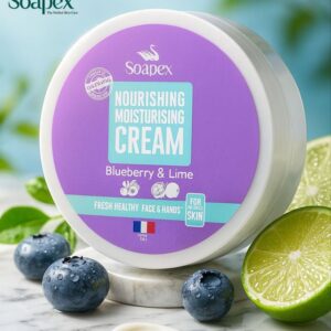 Soapex Blueberry & Lime Extract Nourishing Moisturising Cream 220g