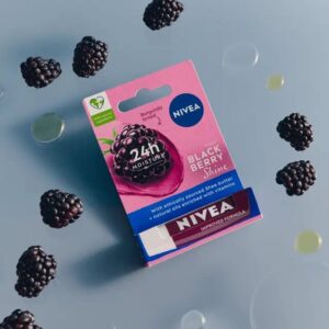 Nivea Black Berry Shine Lip Balm Chapstick 4.8g