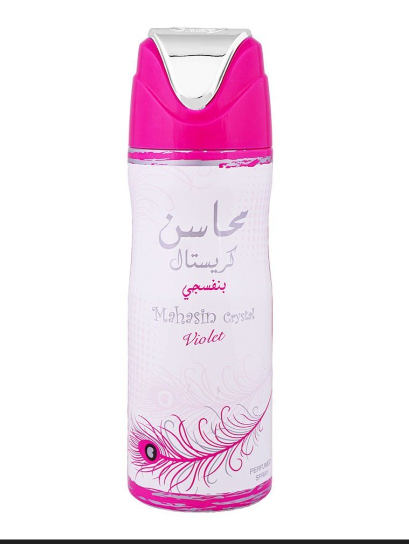 Lattafa Mahasin Crystal Violet Perfume Body Spray 200ml