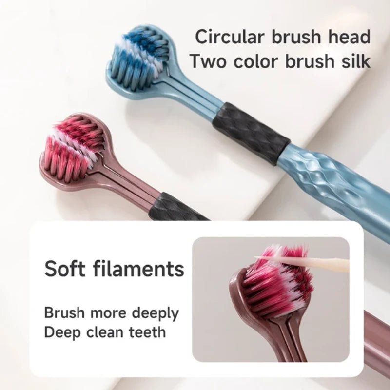 Suree 3 Sided Soft Bristles Toothbrush Pack of 2 - Image 3