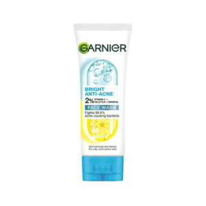 Garnier Bright Anti-Acne 2% Vitamin C + Salicylic Acid Face Wash – 100ml  