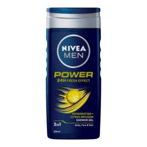 Nivea Men Power 24h Fresh Effect 3 in 1 Bodywash Shower Gel 250ml