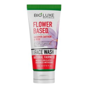 Bio Luxe Flower Based Kashmiri Saffron & Rose Face Wash 150ml