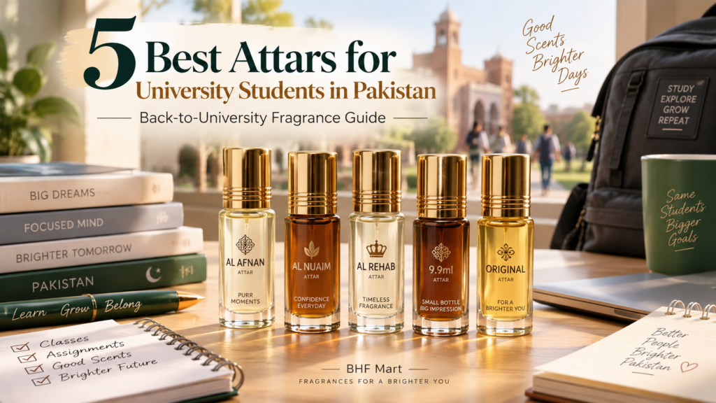 best attars for university students in Pakistan