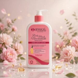 Jessica Rich Musk Niacinamide Serum Burst Hand & Body Lotion – 400ml