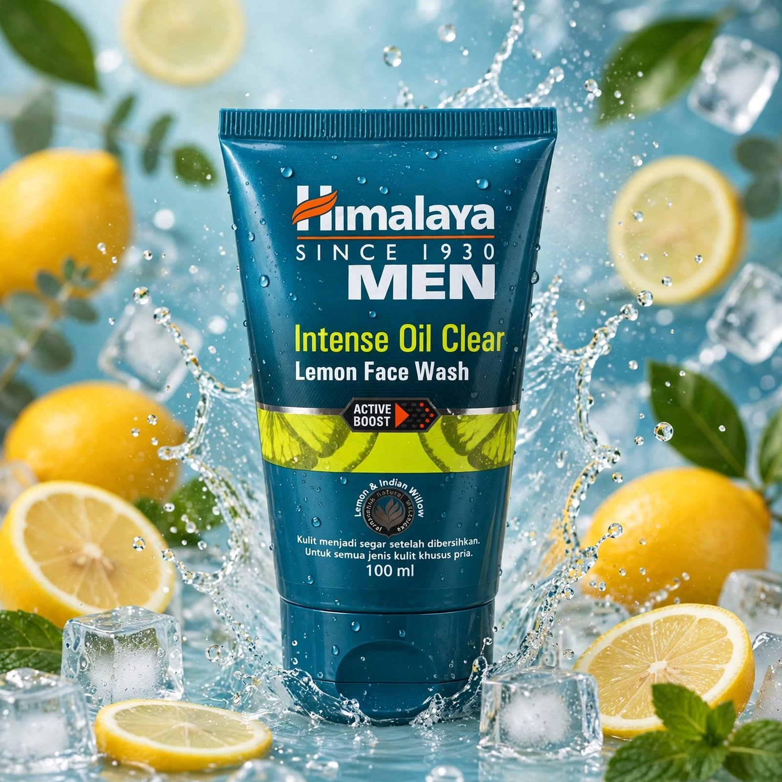 Himalaya MEN Intense Oil Clear Lemon Face Wash - 100ml