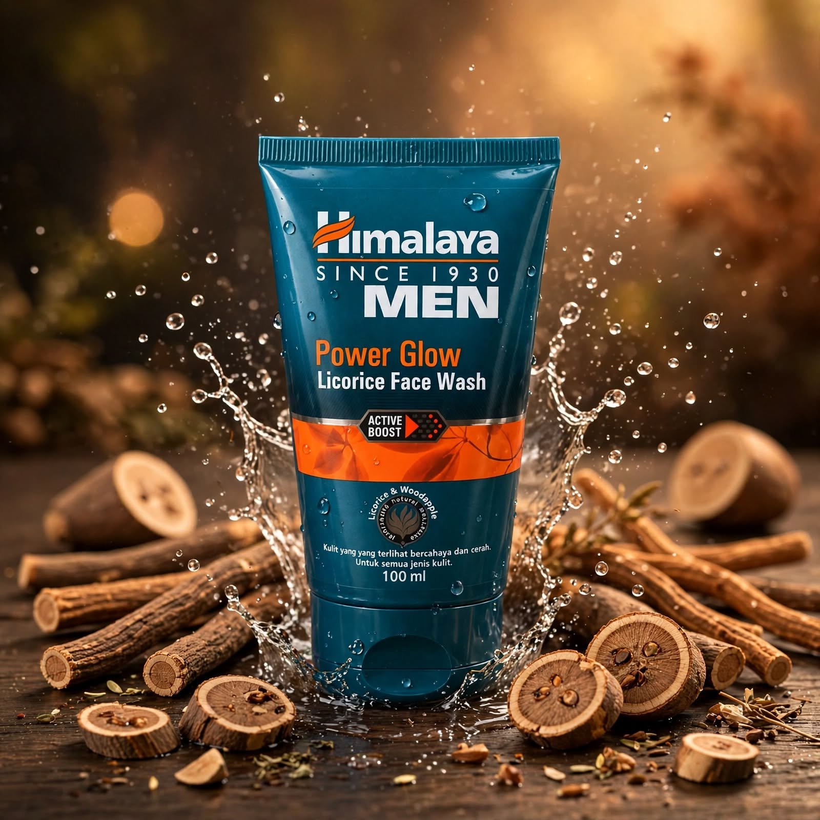 Himalaya MEN Power Glow Licorice Face Wash - 100ml